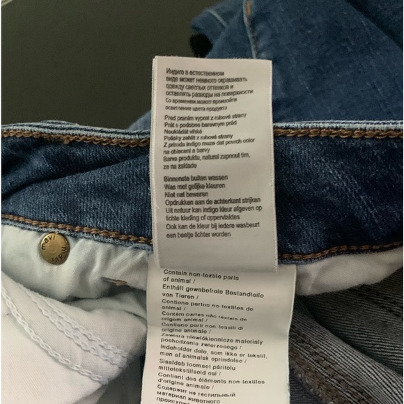 MAVI womens boyfriend cut off skinny ankle jeans size stretch dark wash 30x26 - Picture 9 of 15